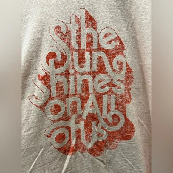 Anthropologie Large New No Tags Pink Graphic T-Shirt - Picture 2 of 7